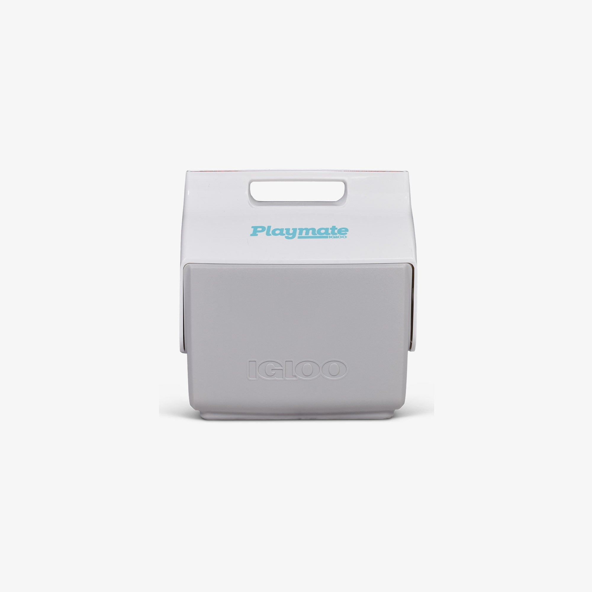 Retro Little Playmate 7 Qt Cooler M1 - Gray/Aqua - Product View