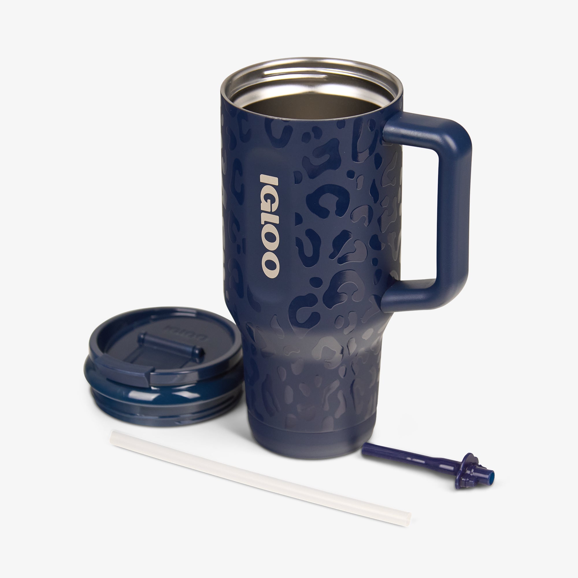 NFL 32 Oz Leopard Flip ‘n’ Sip Travel Mug N1 - Cowboys - Product View