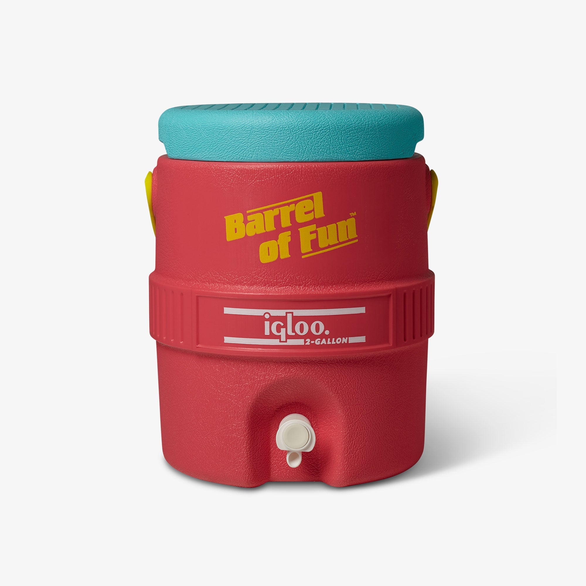 Retro Barrel of Fun 2 Gallon Jug O4 - Watermelon - Front View