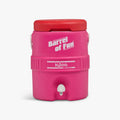 Retro Barrel of Fun 2 Gallon Jug O4 - Tutti Frutti - Front View