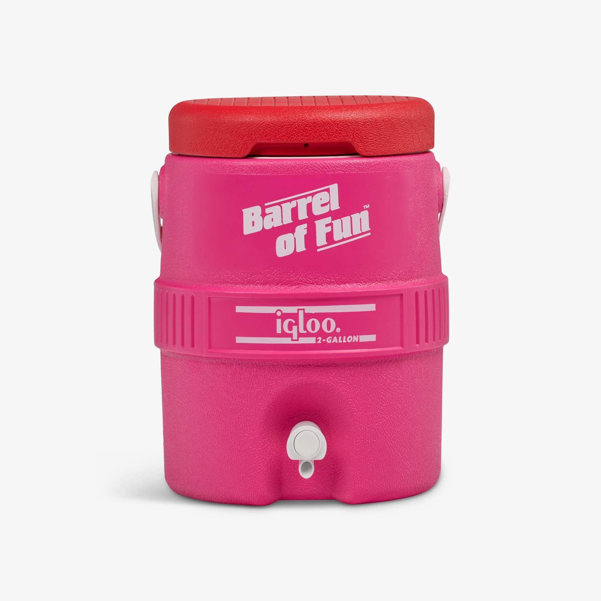 Retro Barrel of Fun 2 Gallon Jug O4 - Tutti Frutti - Front View