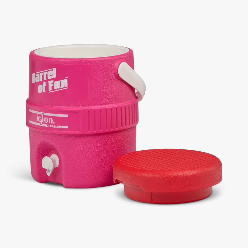 Retro Barrel of Fun 2 Gallon Jug O4 - Tutti Frutti - Open View