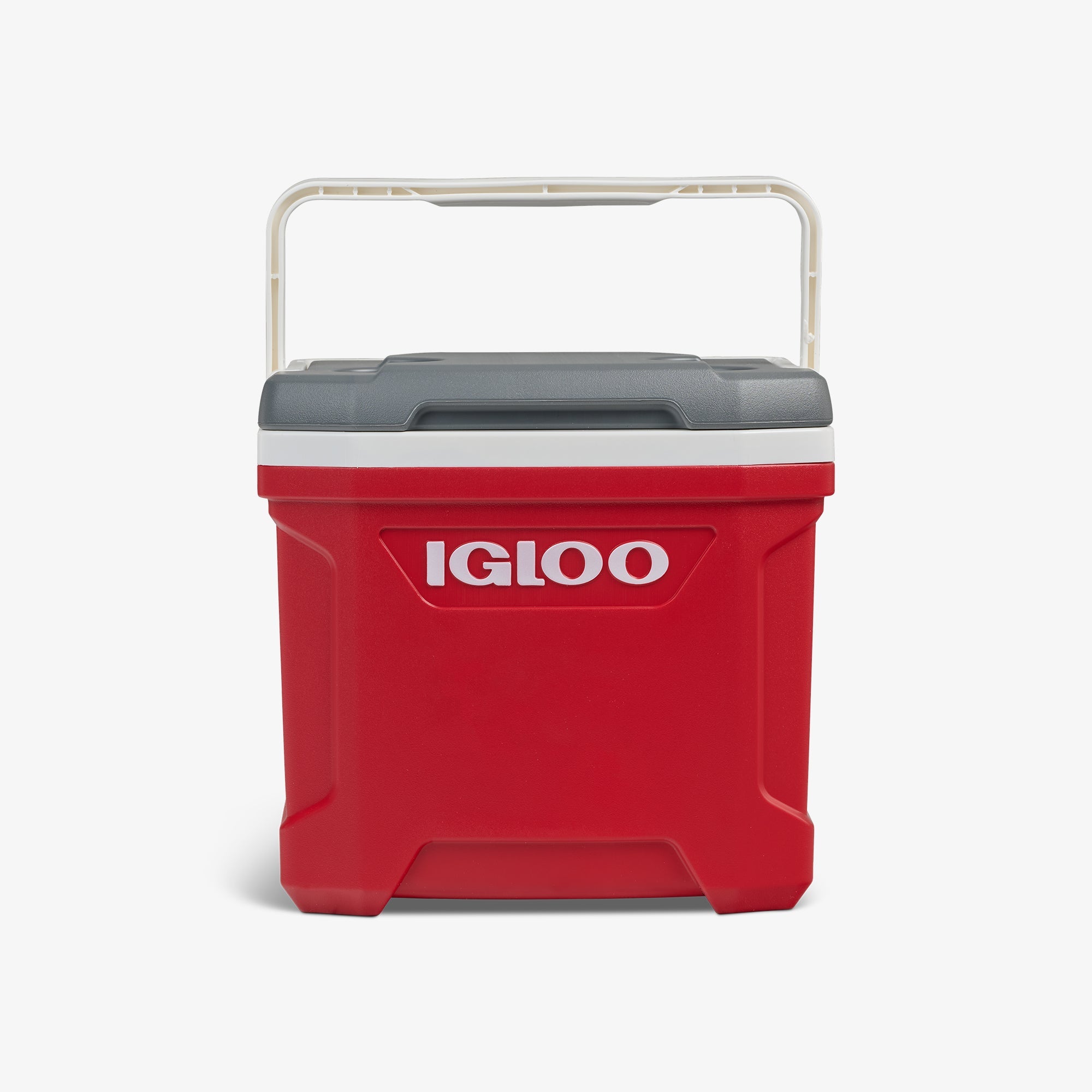Latitude 16 Qt Cooler Y4 - Red - Strap View