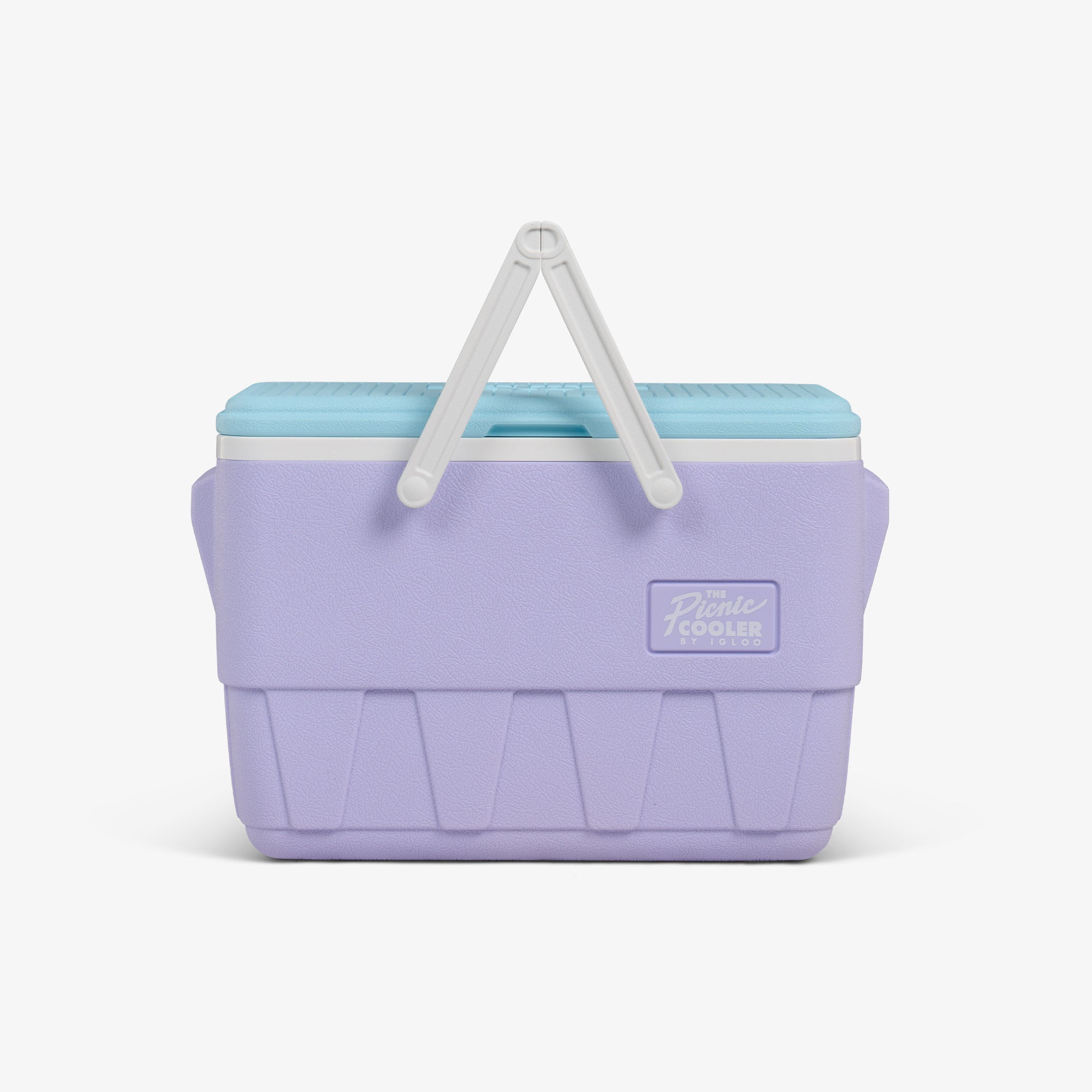 Retro Picnic Basket 25 Qt Cooler T9 - Lilac - Strap View