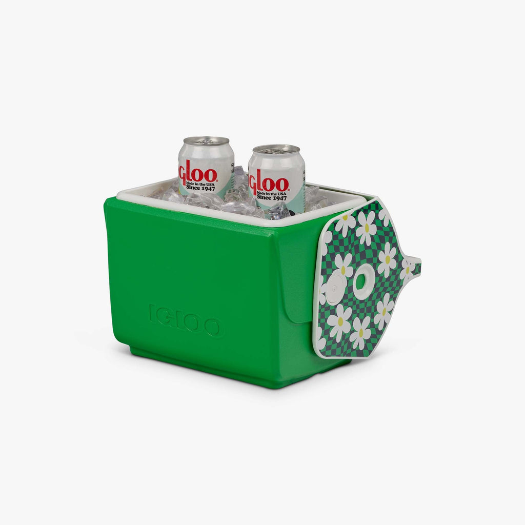 Retro Little Playmate 7 Qt Cooler M1 - Psychedelic Daisy - Product View