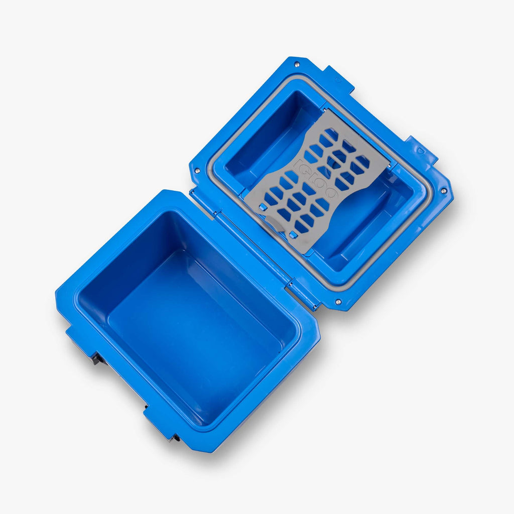 Gripper CoolBox 10 Qt Cooler Y2 - Sneaky Blue - Open View