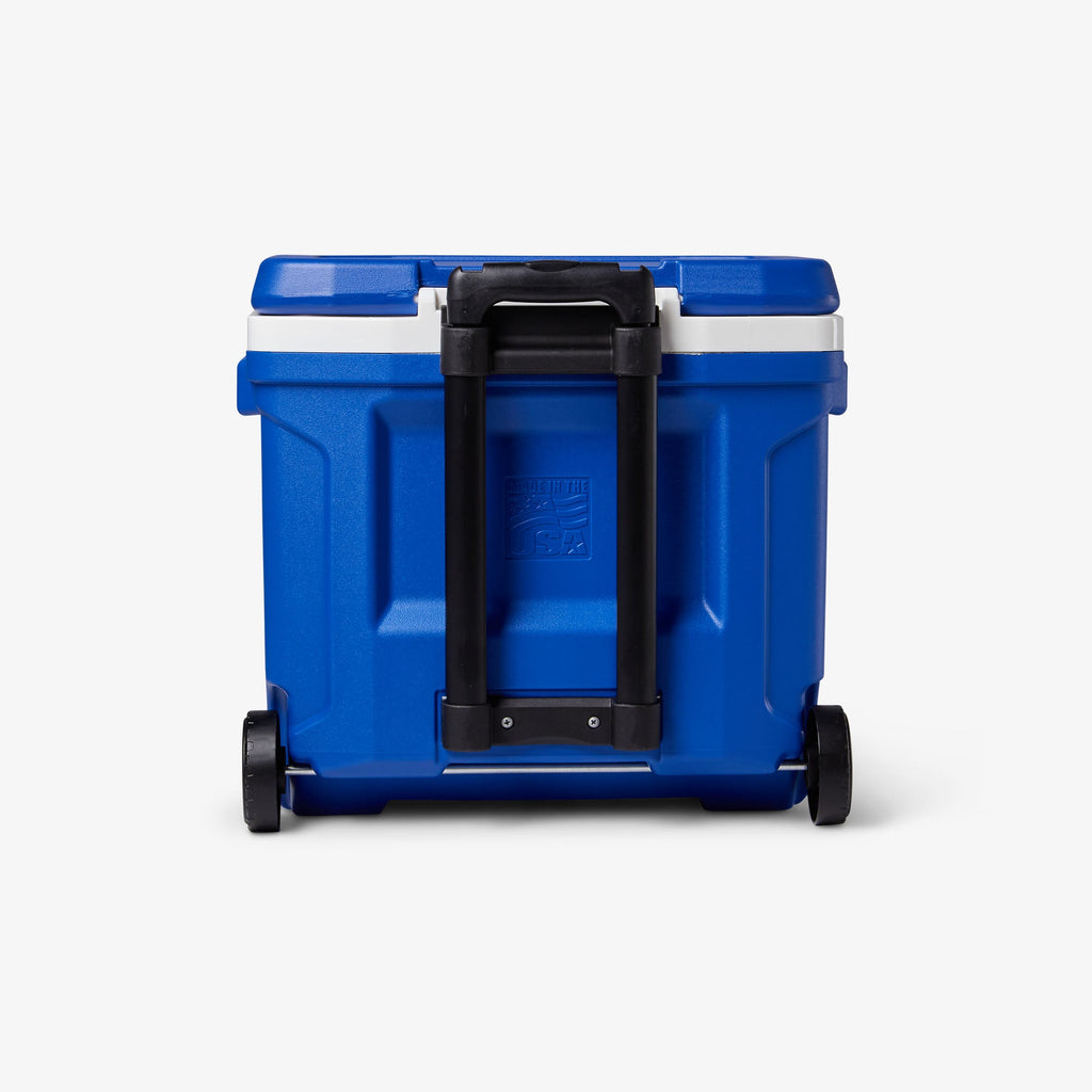 Profile II 28 Qt Roller Cooler X3 - Majestic Blue - Back View