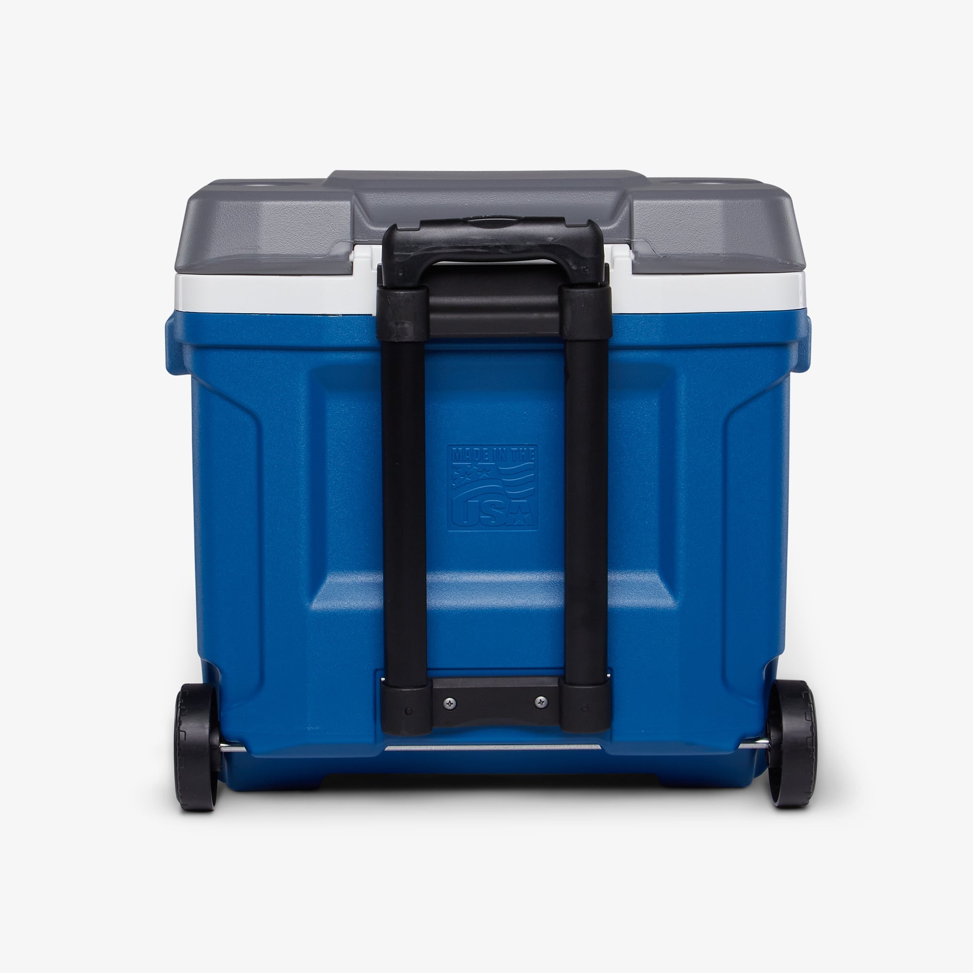 Latitude 30 Qt Roller Cooler P5 - Blue - Back View