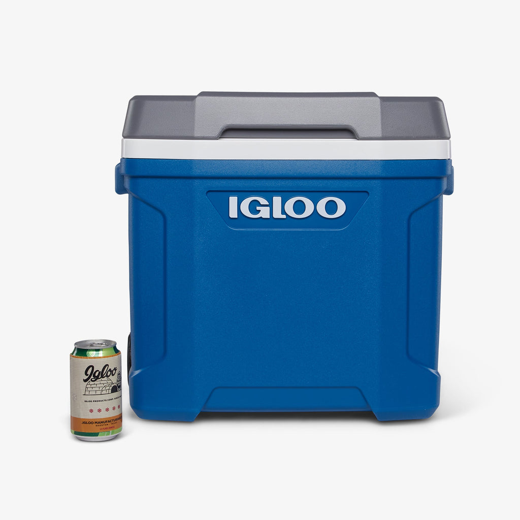 Latitude 30 Qt Roller Cooler P5 - Blue - Size View
