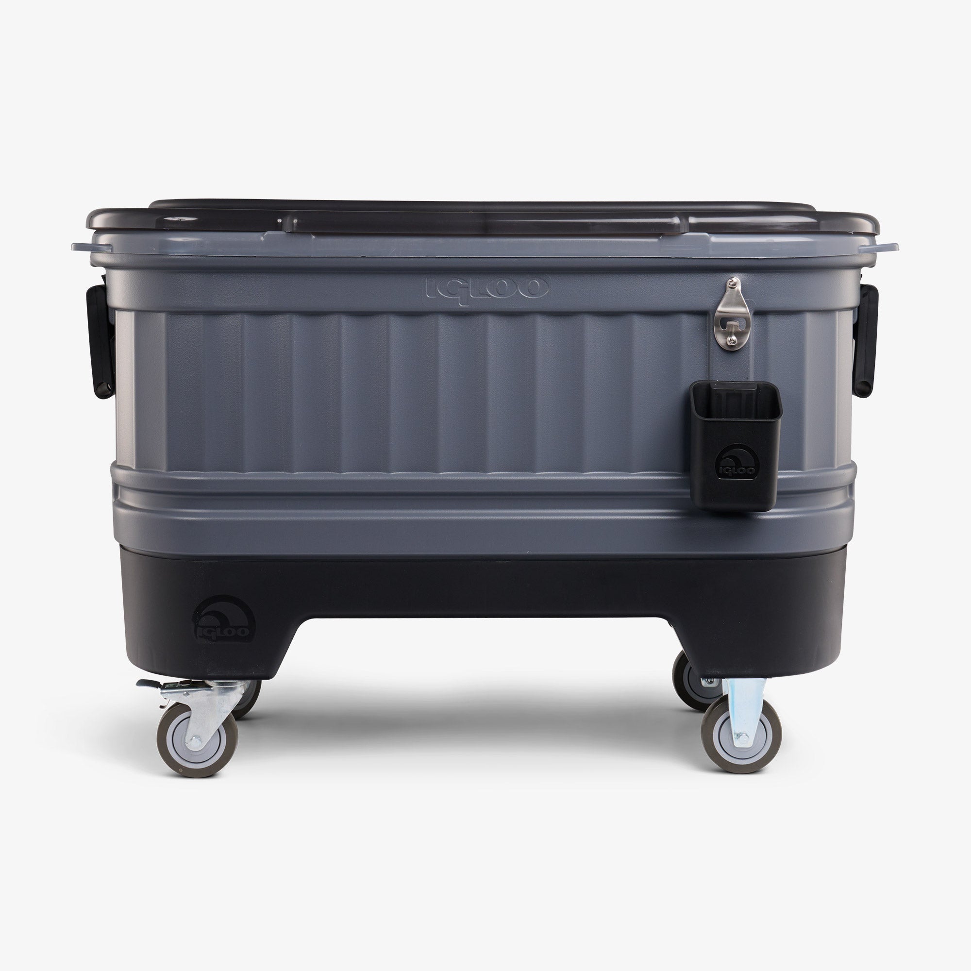 Party Bar 125 Qt Cooler P1 - Carbonite - Front View