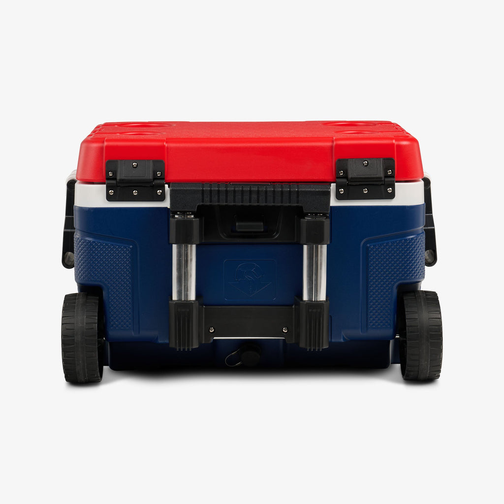 Trailmate® 52 Qt Roller Cooler Y1 - Americana - Back View