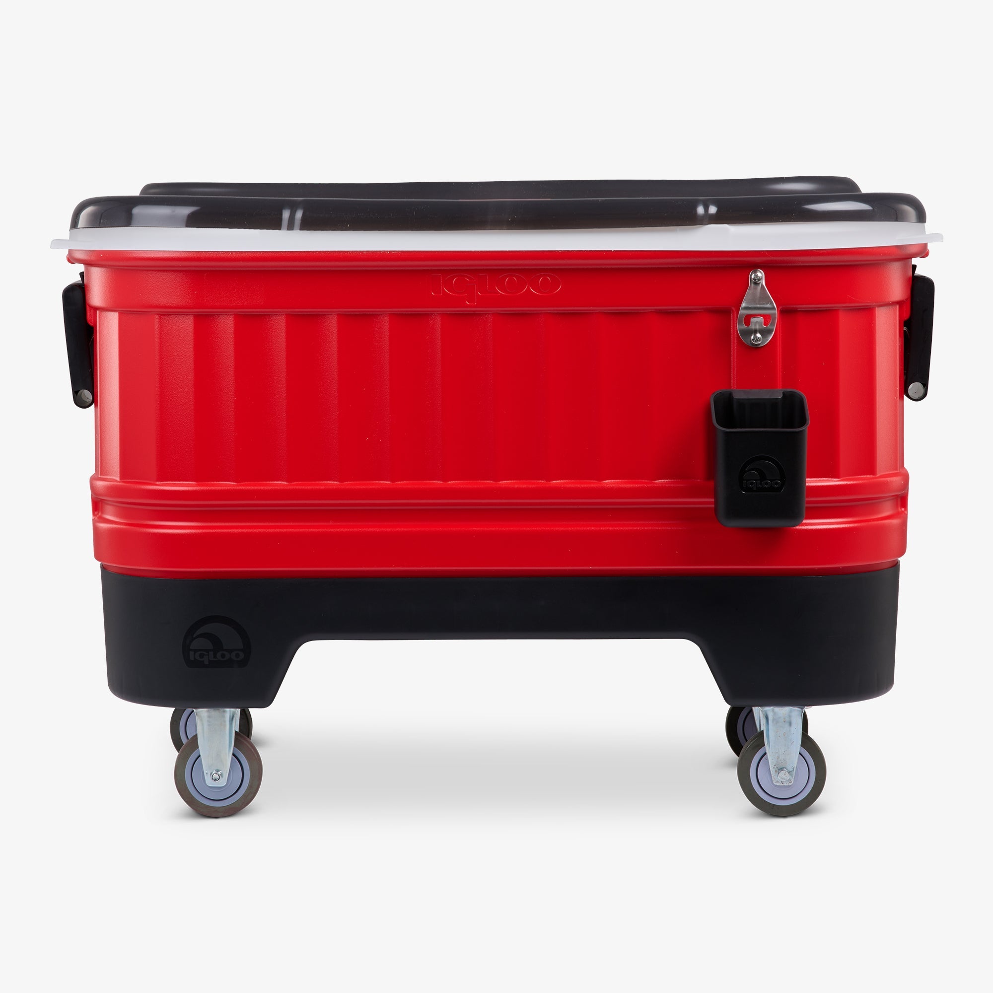 Party Bar 125 Qt Cooler P1 - Red Star - Front View