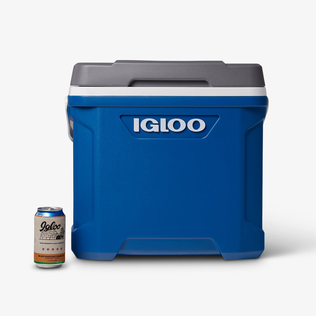 Latitude 30 Qt Cooler V1 - Blue - Size View