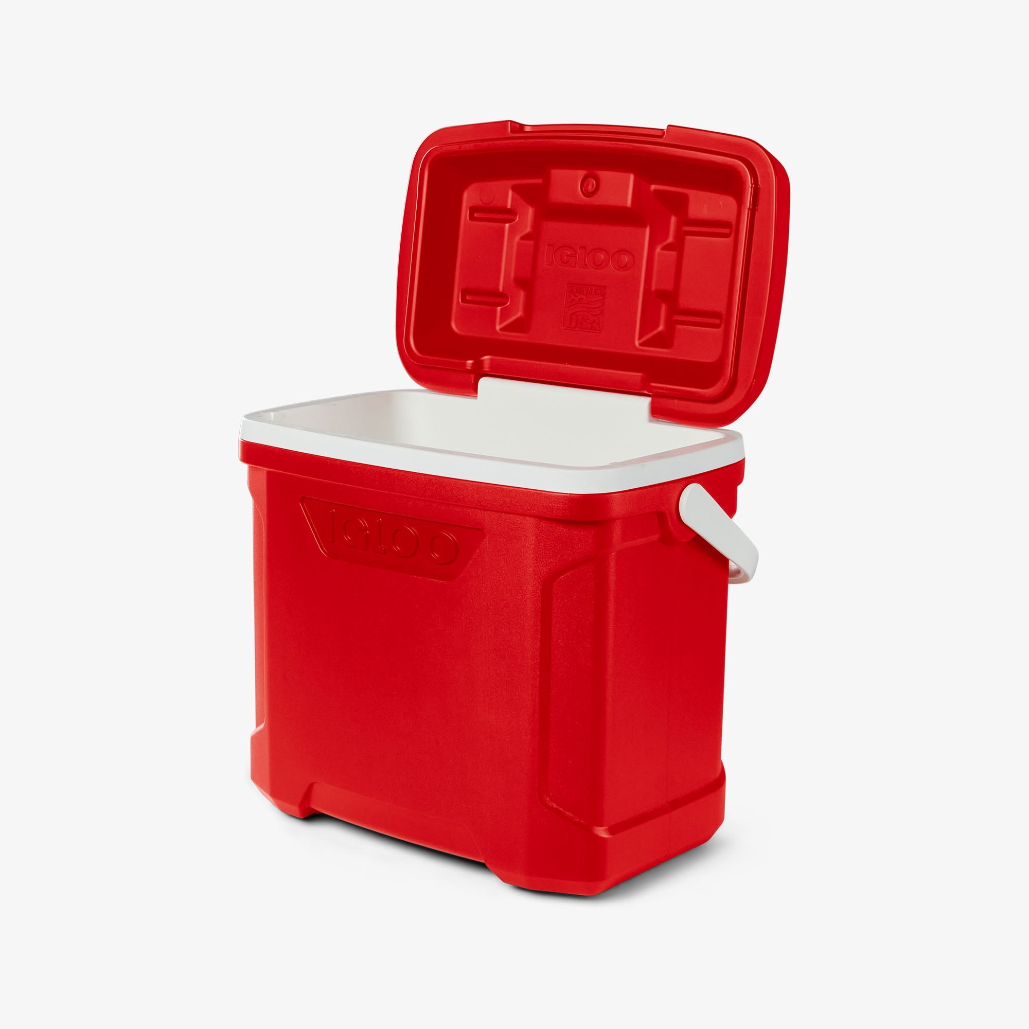 Profile II 30 Qt Cooler X8 - Red Star - Open View