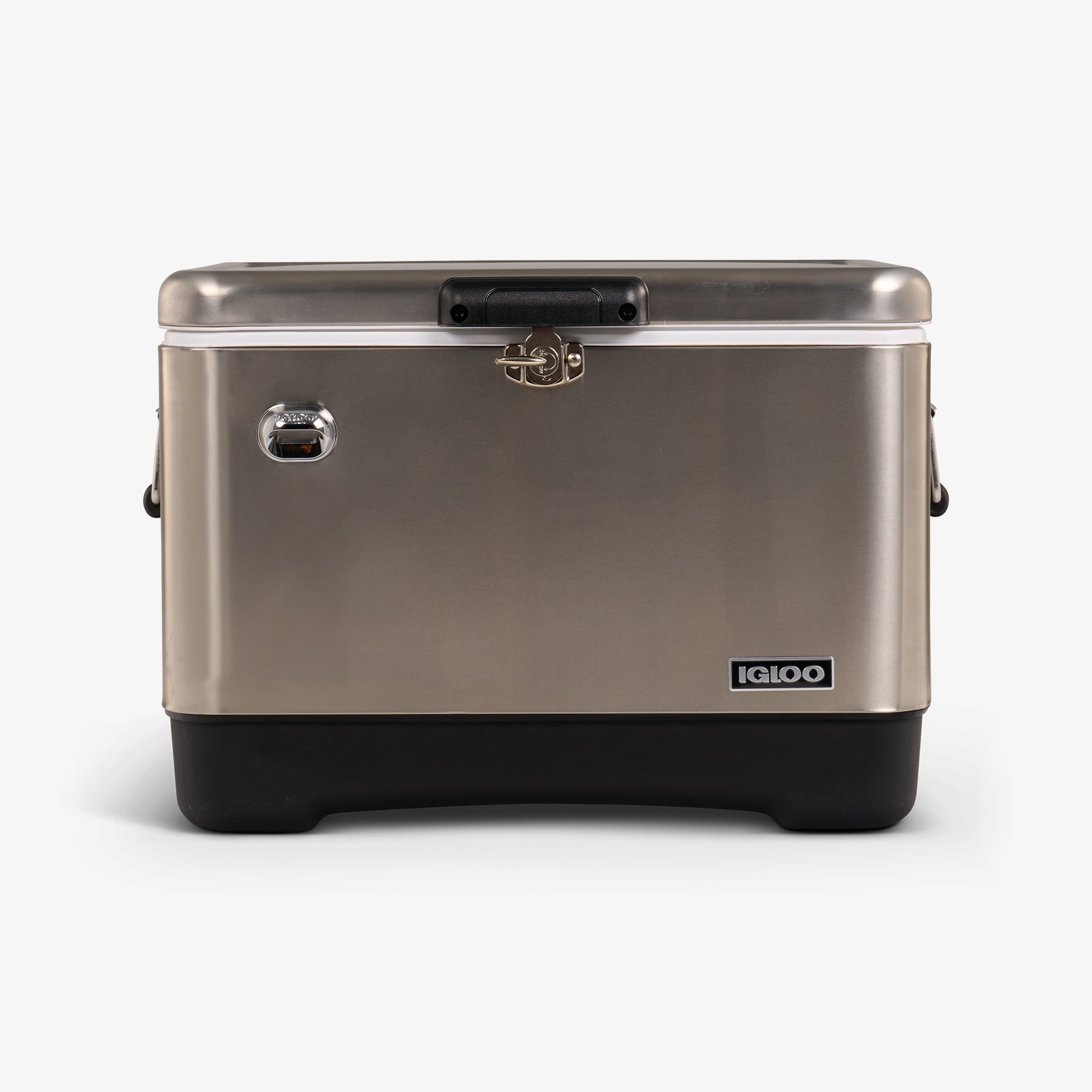 Legacy 54 Qt Cooler R8 - Stainless Steel - Front View