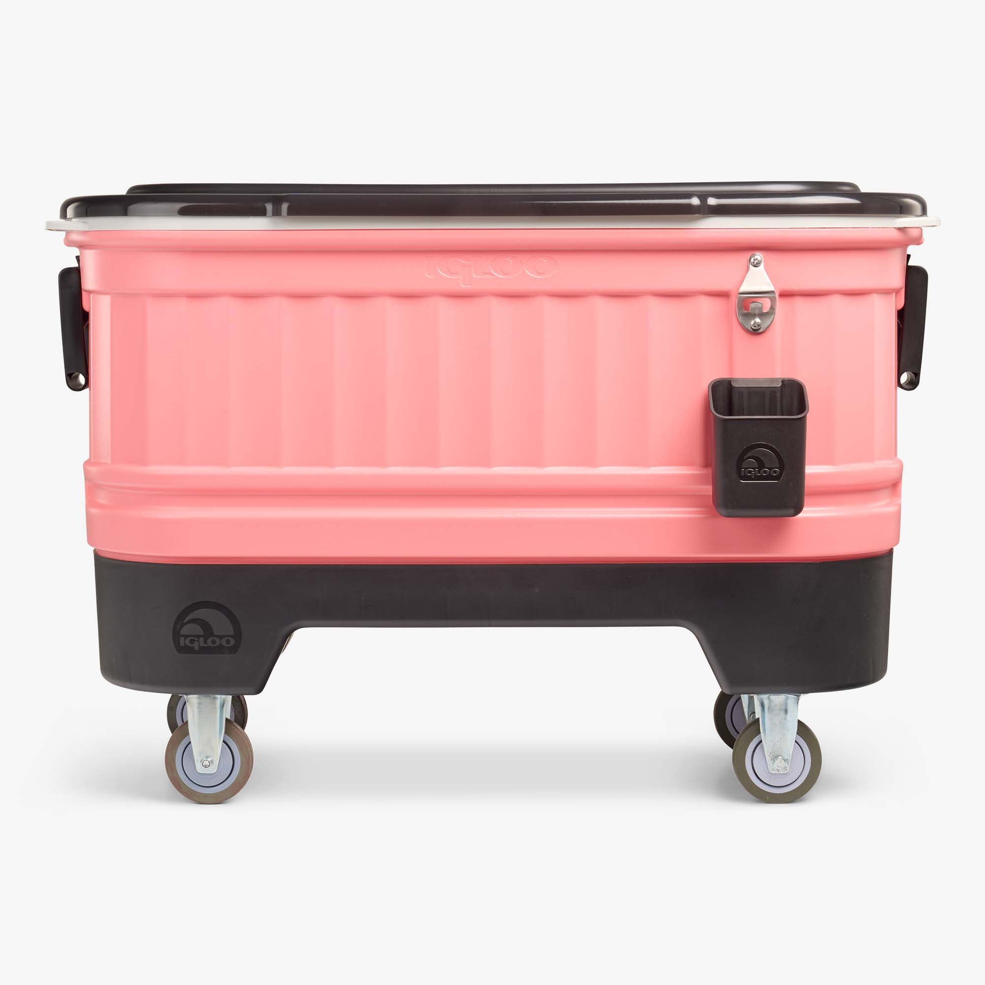 Party Bar 125 Qt Cooler P1 - Flamingo - Front View