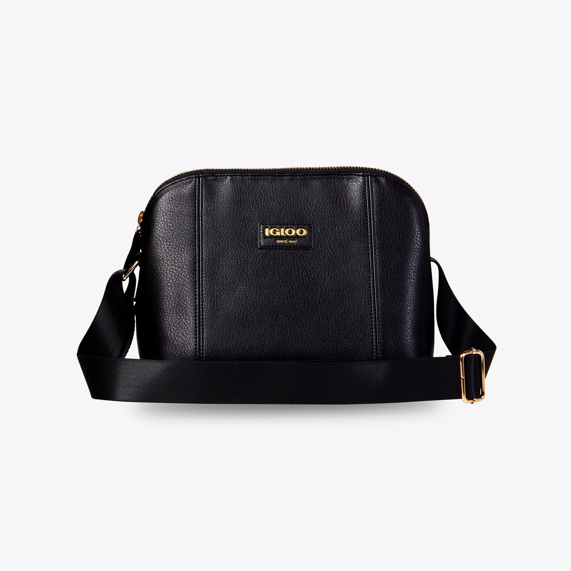 Igloo Luxe® Crossbody Cooler Bag B5 - Black - Front View