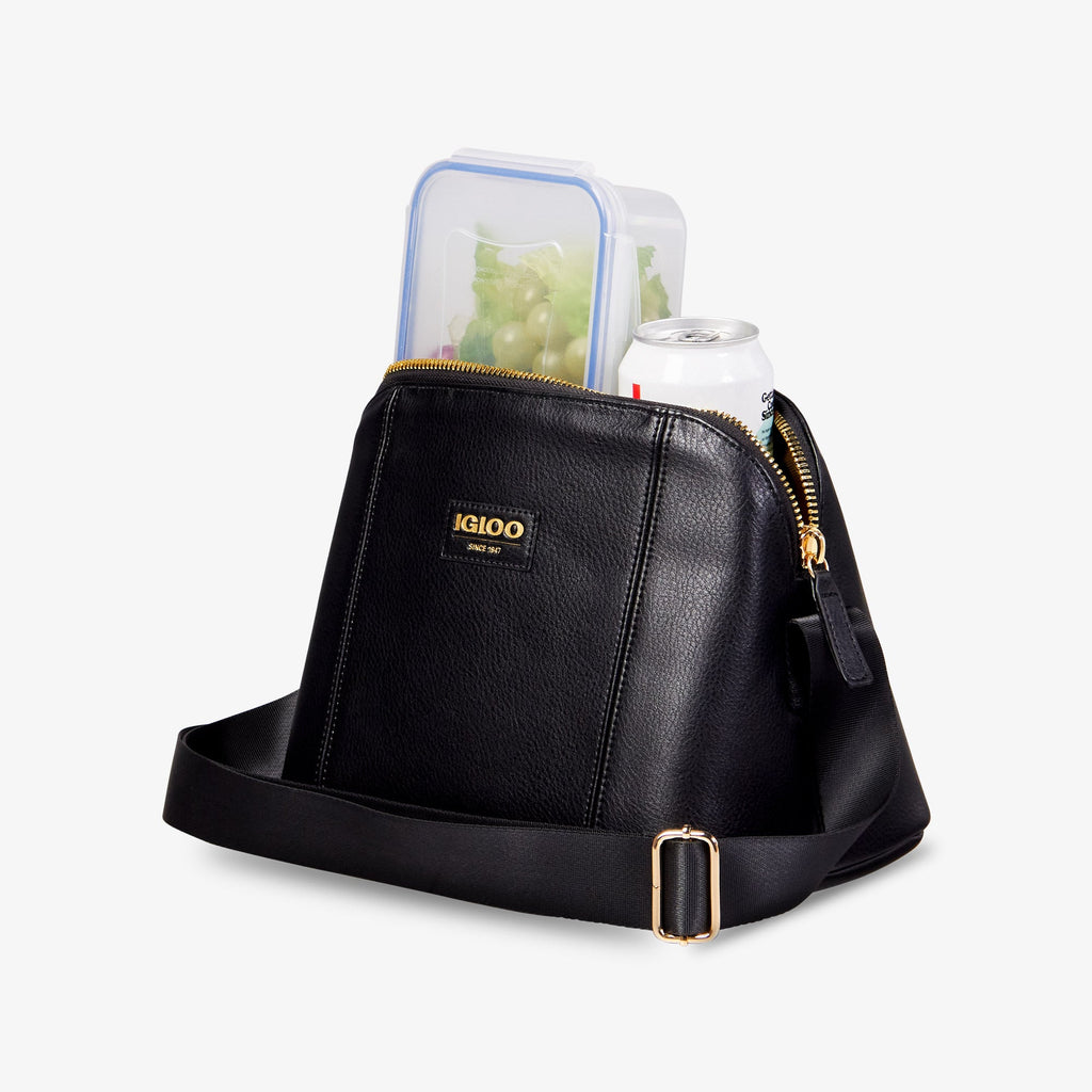 Igloo Luxe® Crossbody Cooler Bag B5 - Black - Product View
