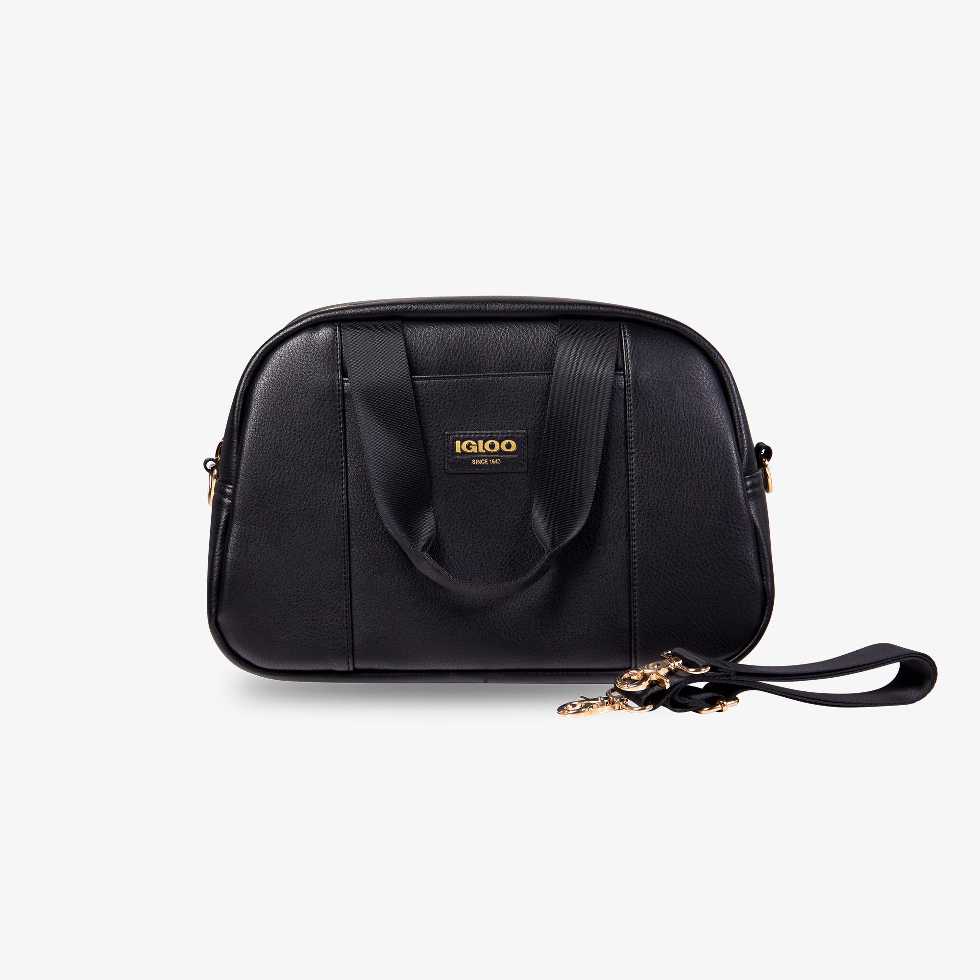 Igloo Luxe® Satchel Cooler Bag O4 - Black - Front View