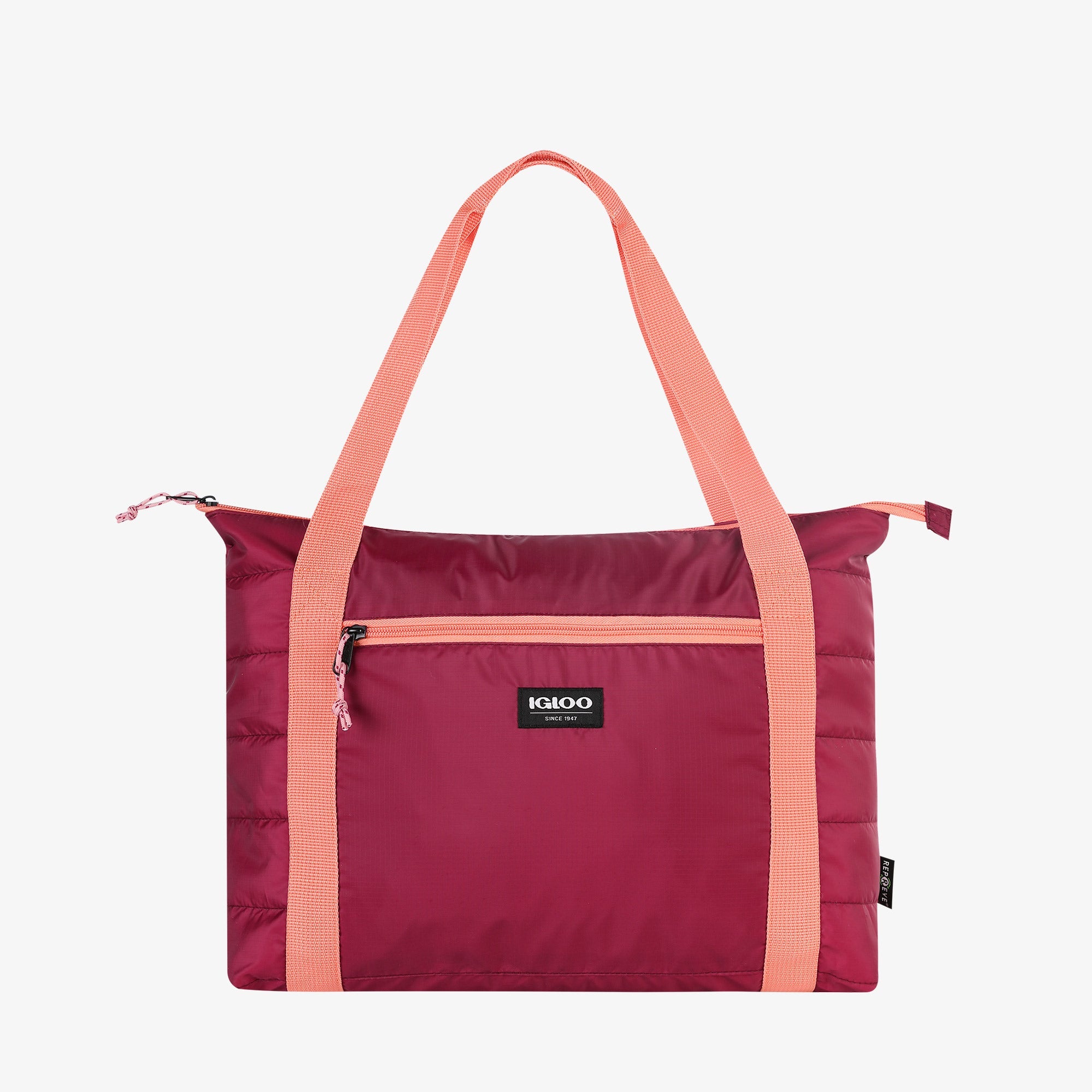 Packable Puffer 20-Can Cooler Bag Z6 - Magenta - Product View