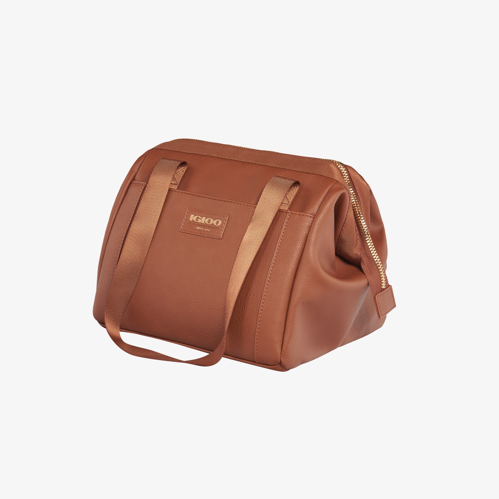 Igloo Luxe® Lunch Tote Cooler Bag S2 - Cognac - Product View