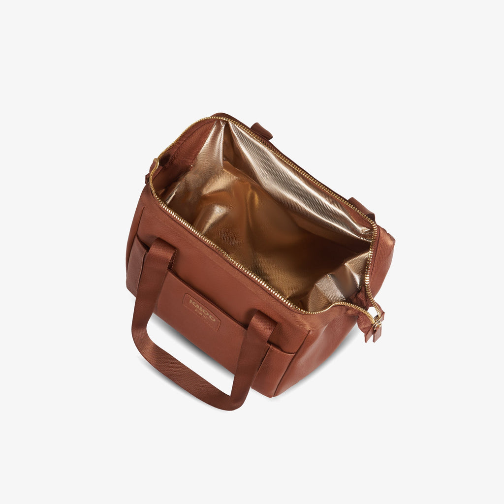 Igloo Luxe® Lunch Tote Cooler Bag S2 - Cognac - Product View