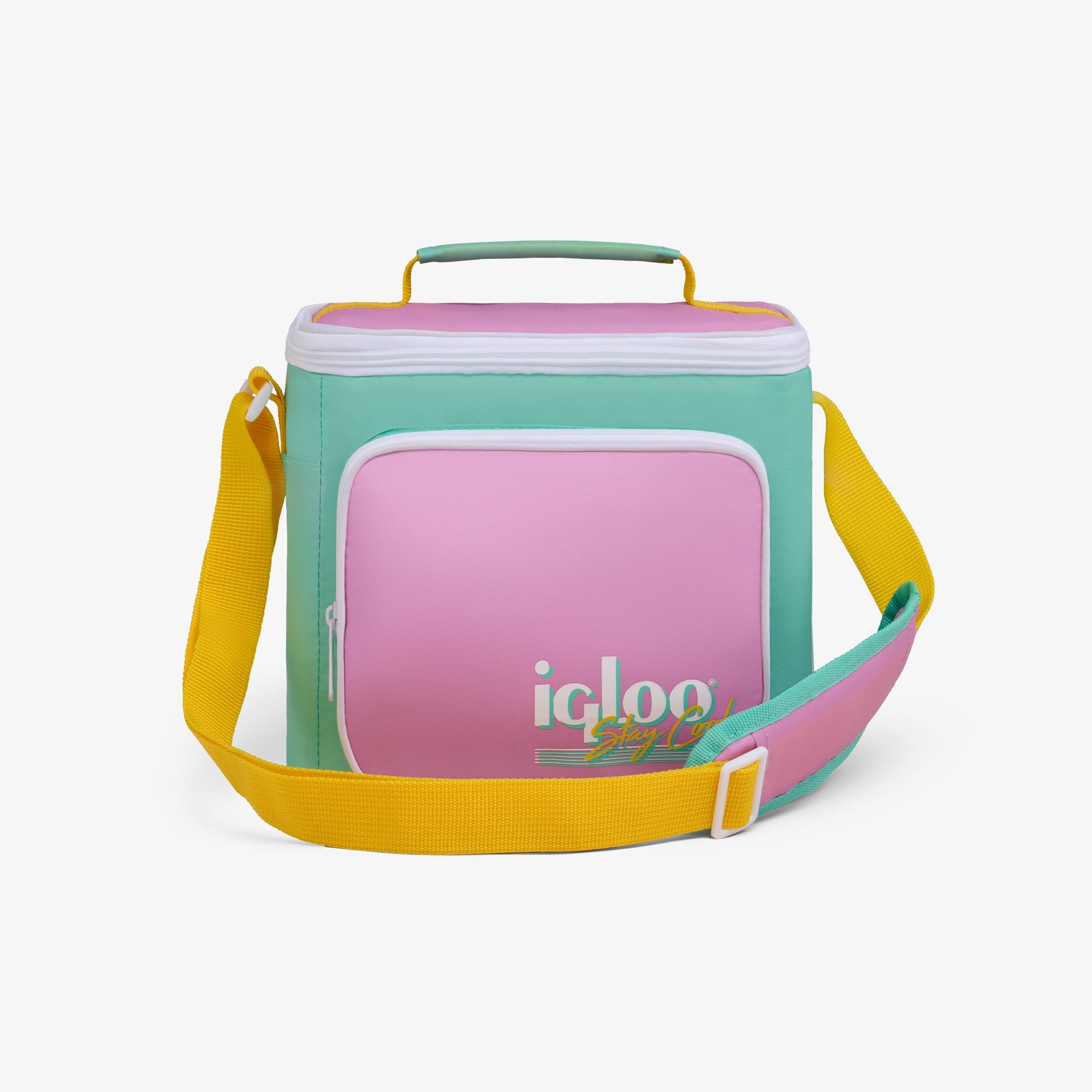 Retro Square Lunch Bag Z6 - Tea Rose - Front View