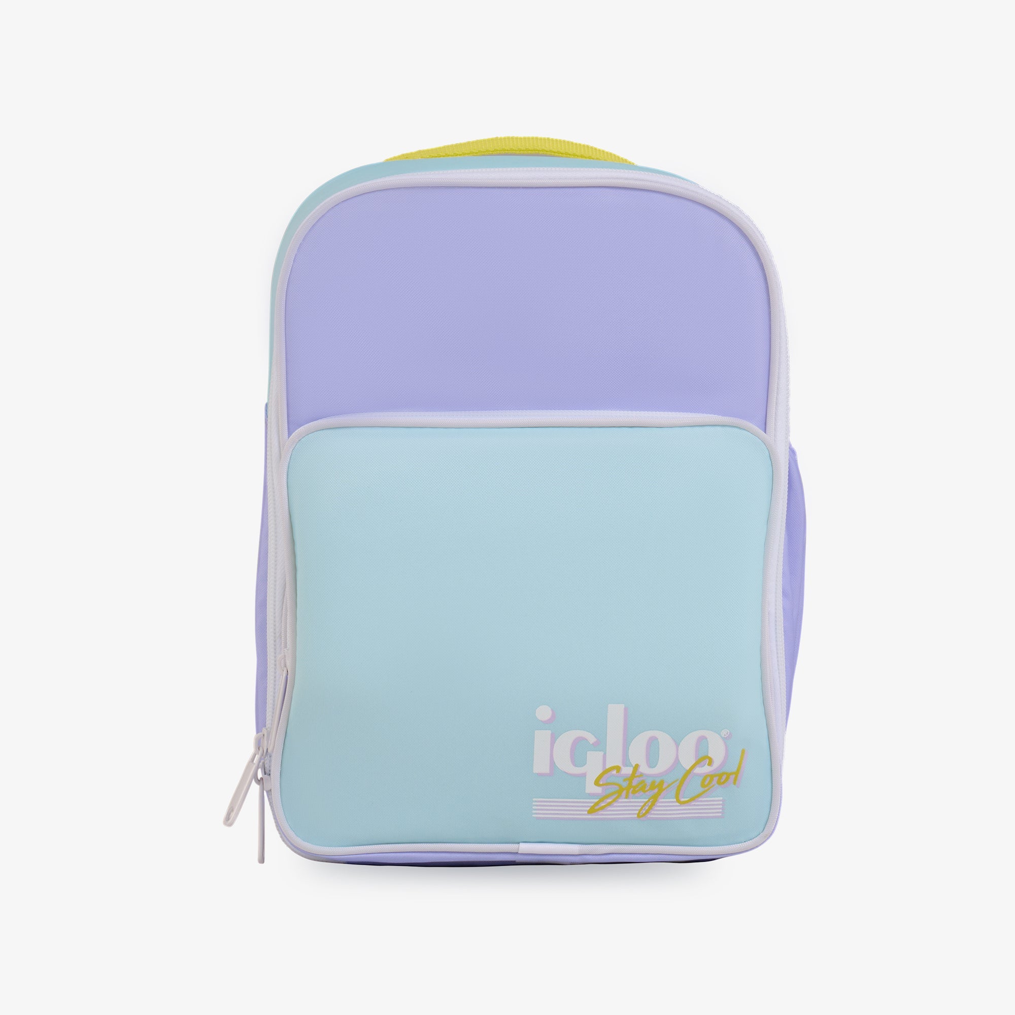 Retro Mini Convertible Backpack U2 - Lilac - Front View