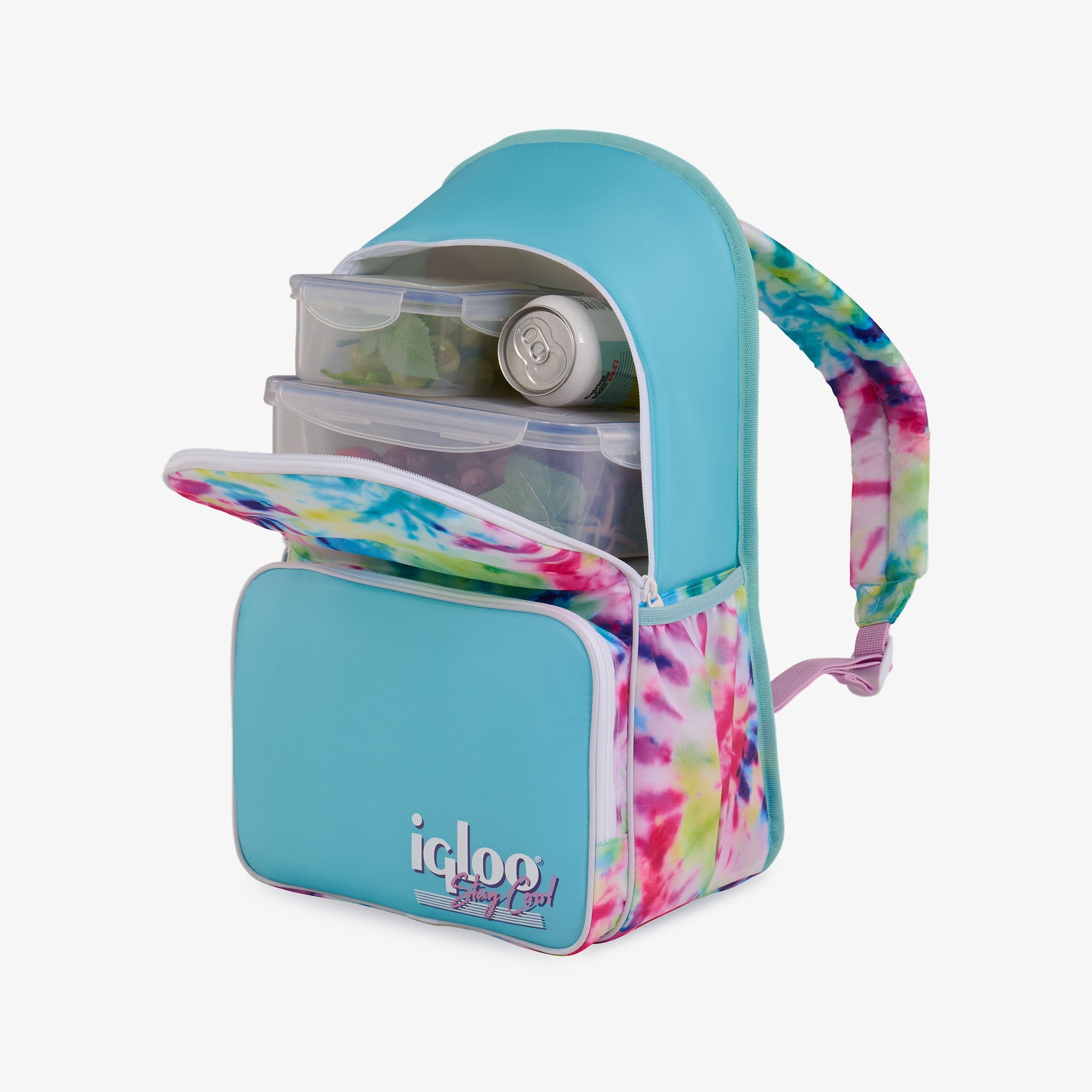 Retro Backpack Cooler H3 - Tie-Dye - Product View