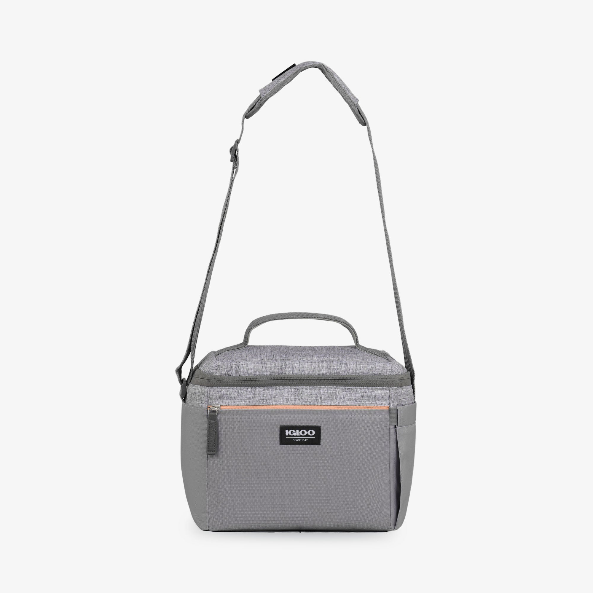Everyday Lunch Rounded Cube Cooler Bag U4 - Gray - Strap View
