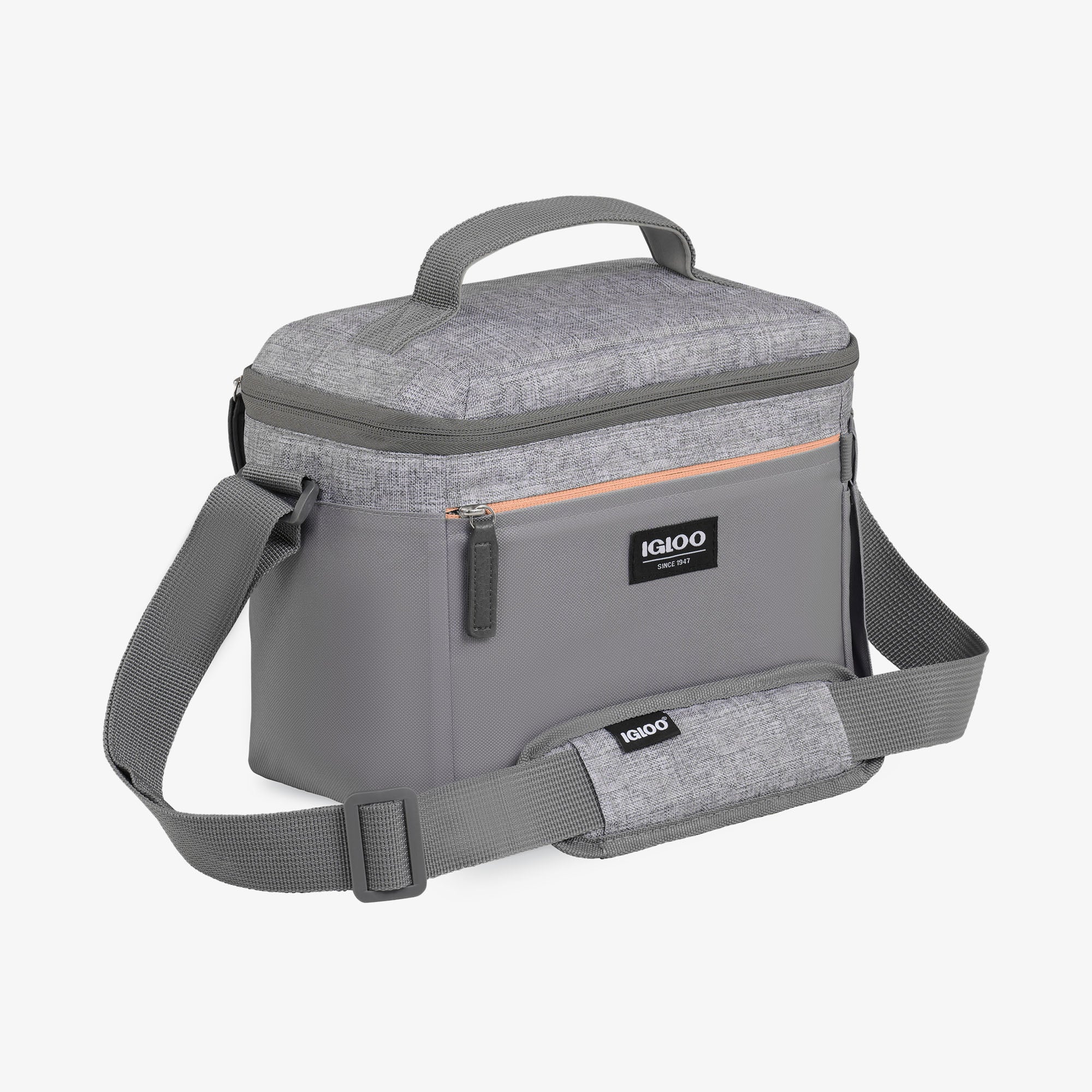 Everyday Lunch Rounded Cube Cooler Bag U4 - Gray - Product View
