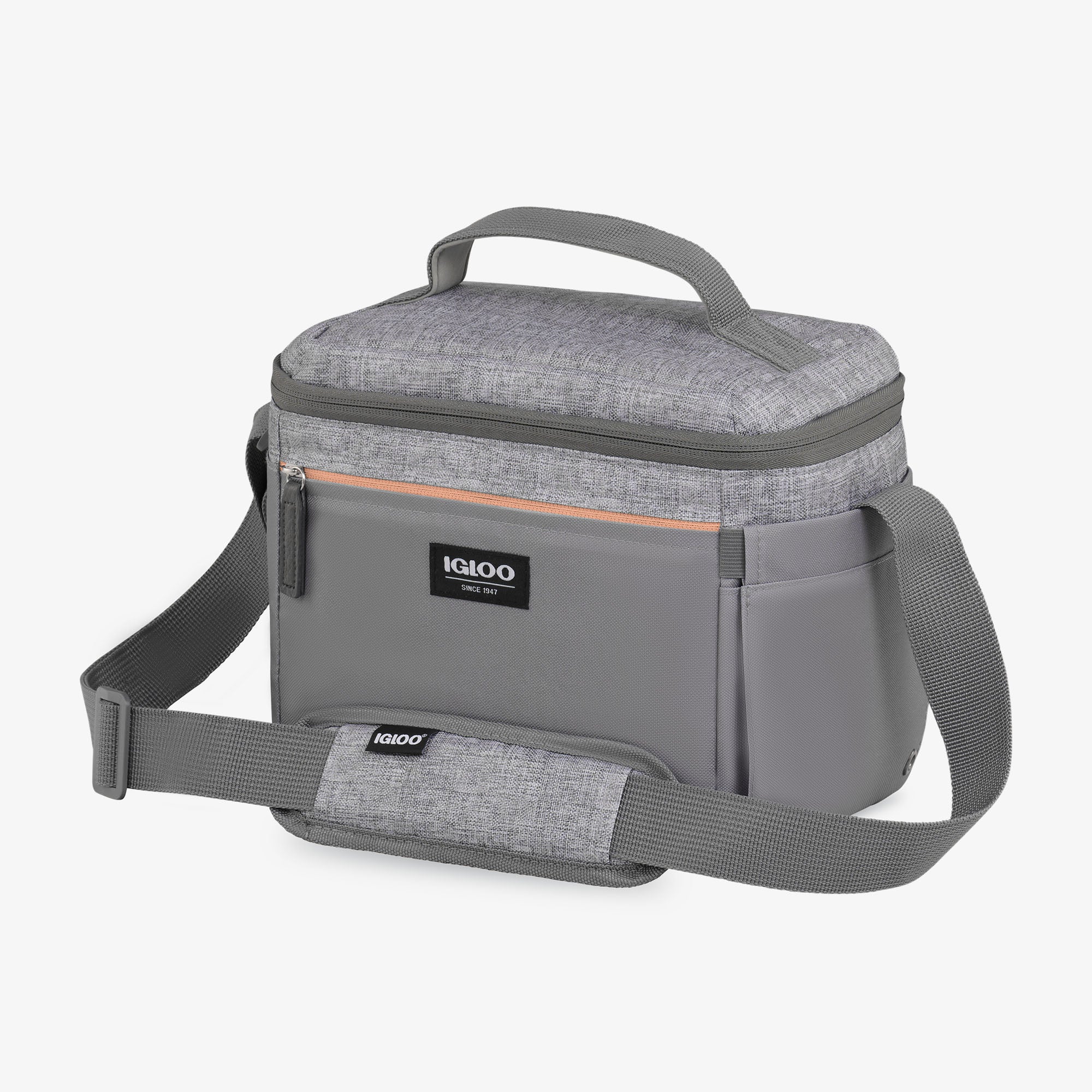 Everyday Lunch Rounded Cube Cooler Bag U4 - Gray - Product View