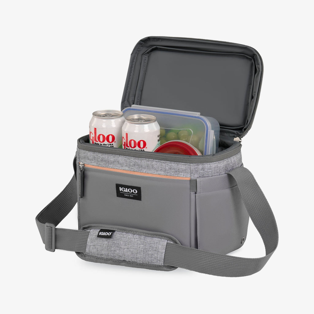 Everyday Lunch Rounded Cube Cooler Bag U4 - Gray - Product View