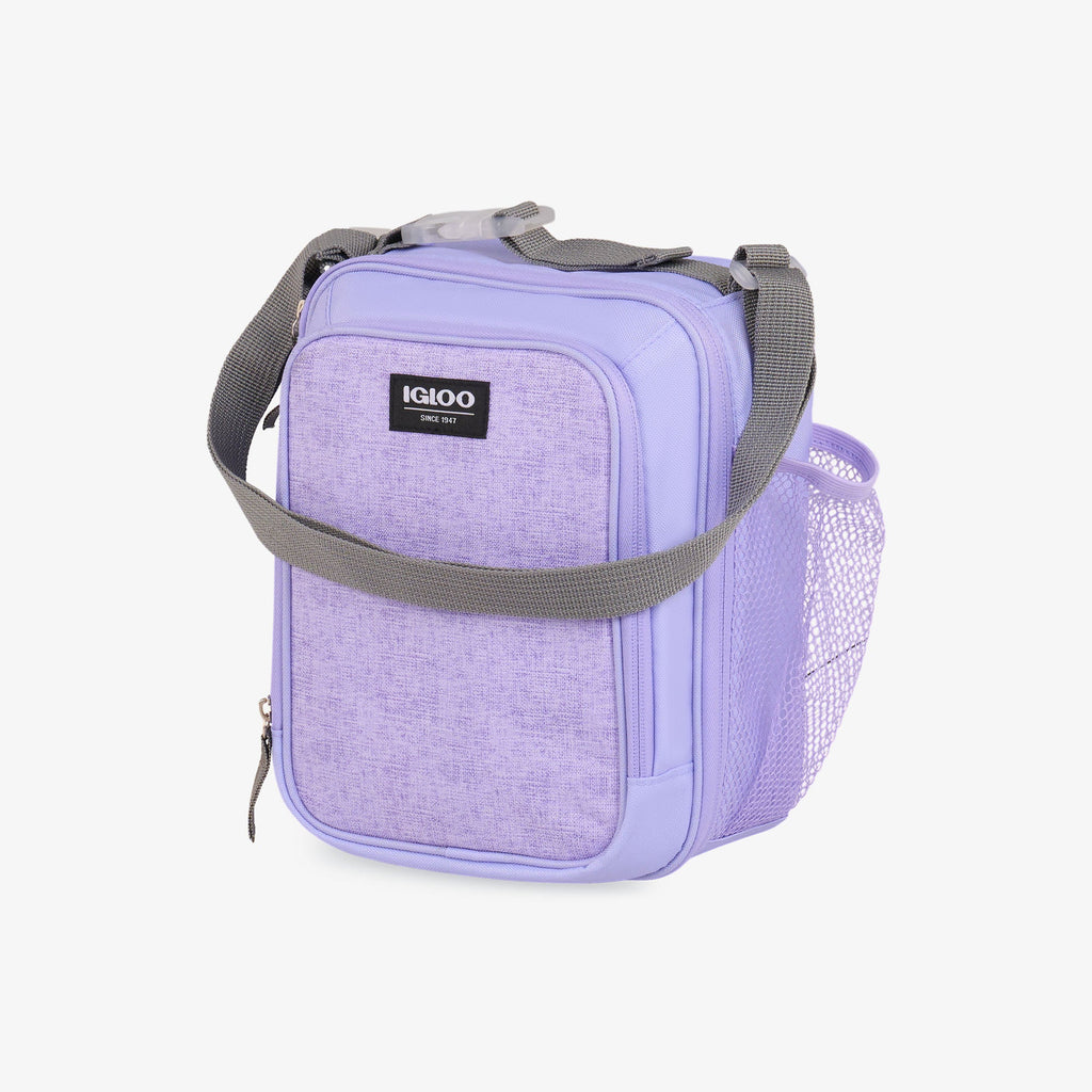Kids Everyday Lunch Vertical Cooler Bag E2 - Lilac - Product View