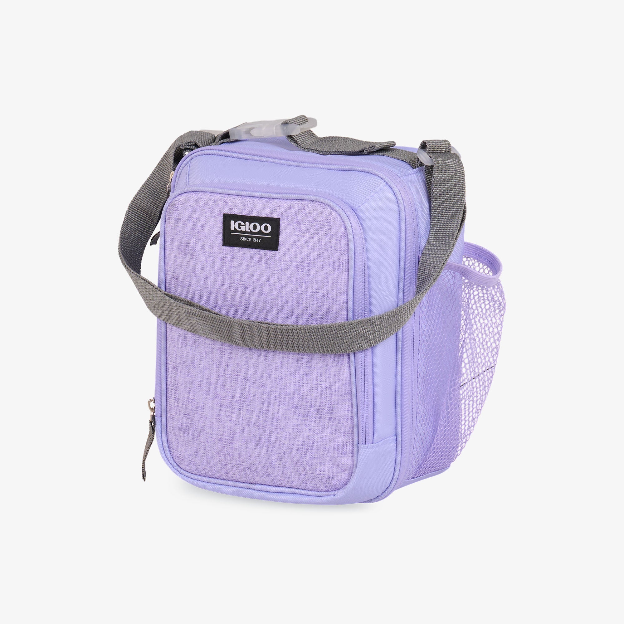 Kids Everyday Lunch Vertical Cooler Bag E2 - Lilac - Product View
