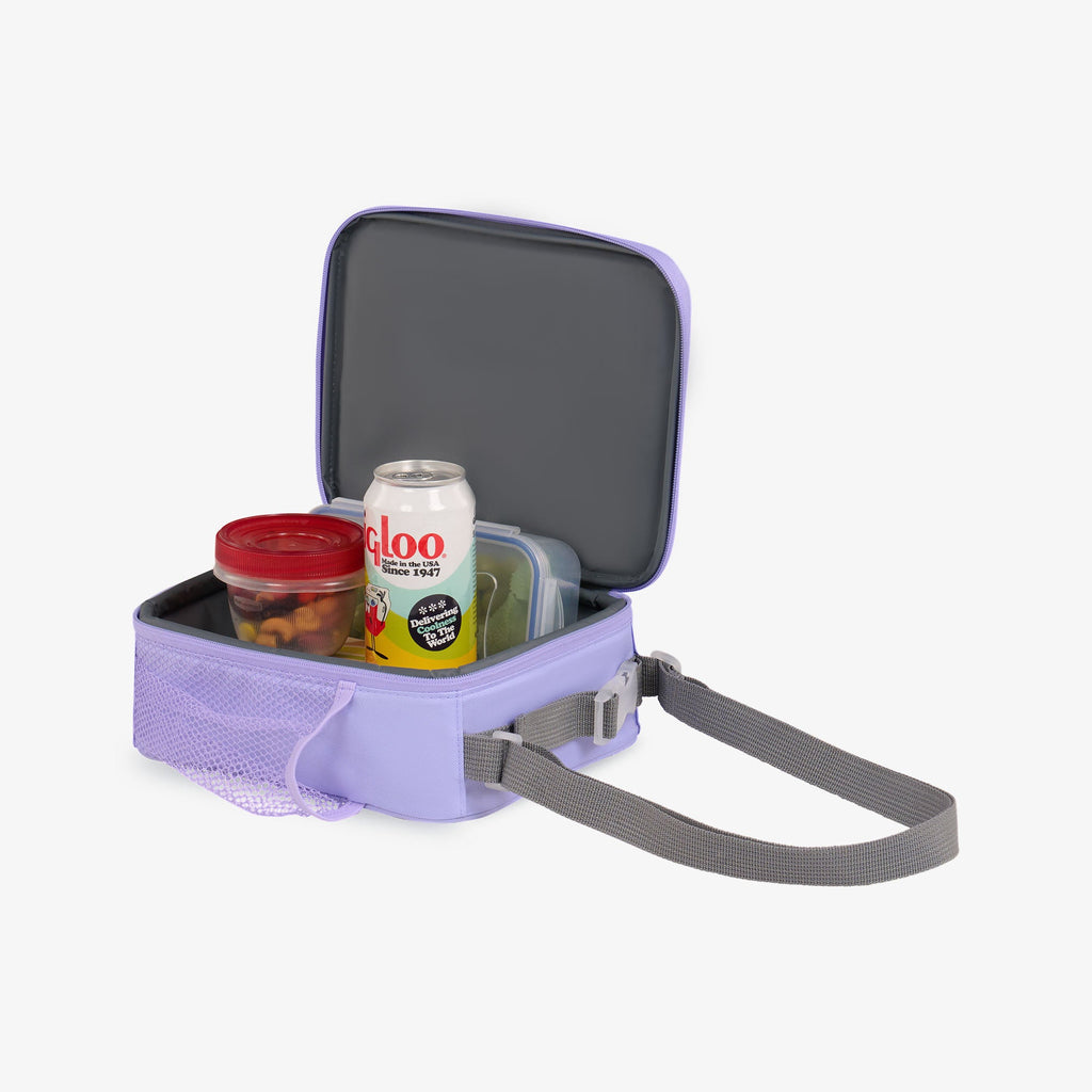 Kids Everyday Lunch Vertical Cooler Bag E2 - Lilac - Product View