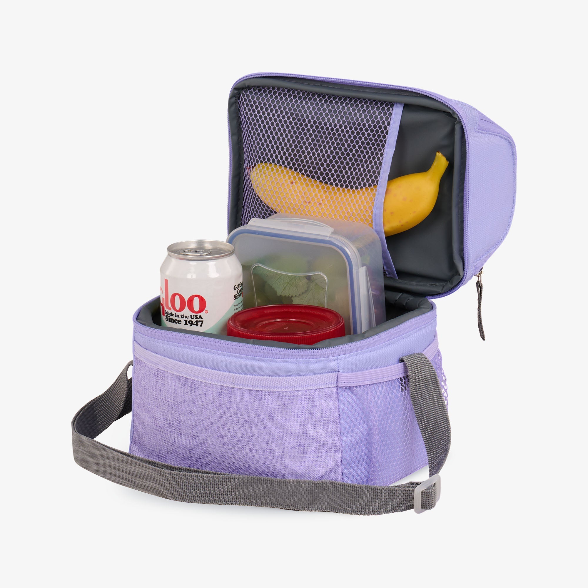 Kids Everyday Lunch Gripper Cooler Bag G0 - Lilac - Product View