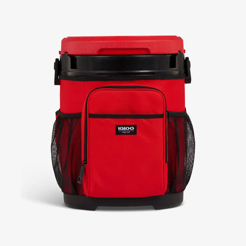 20 Qt Cooler Bucket A6 - Red Heat - Front View