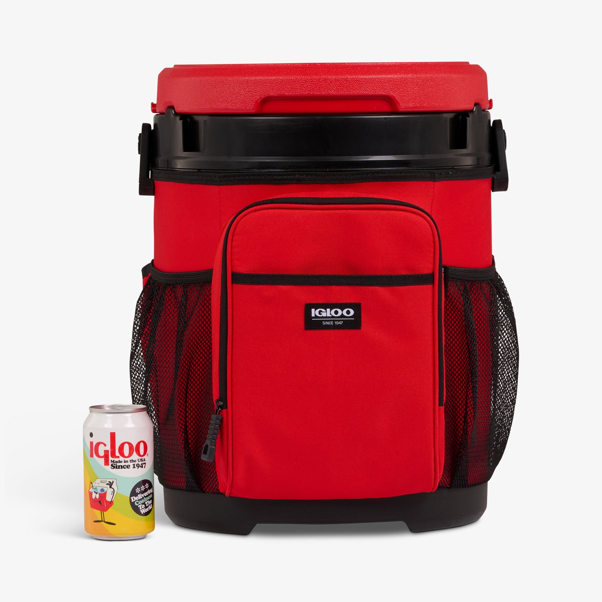20 Qt Cooler Bucket A6 - Red Heat - Size View