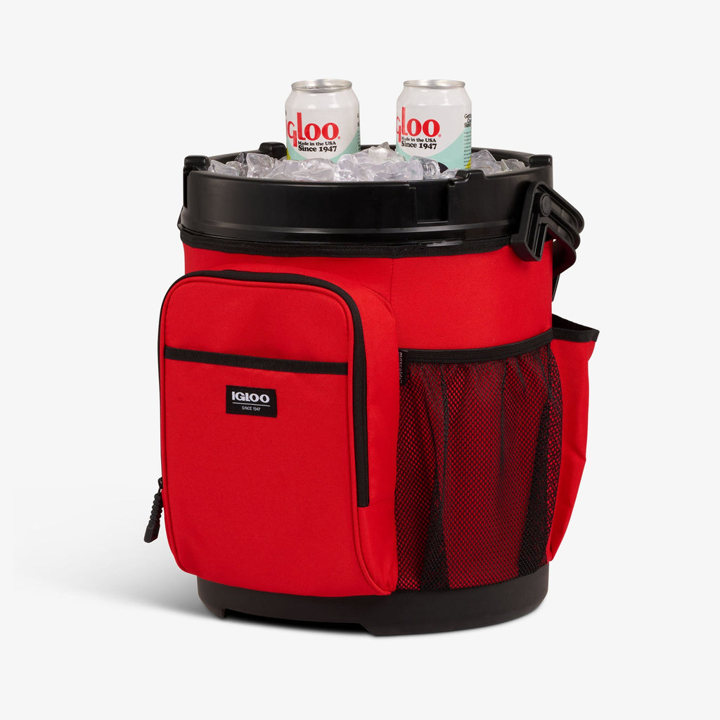20 Qt Cooler Bucket A6 - Red Heat - Product View