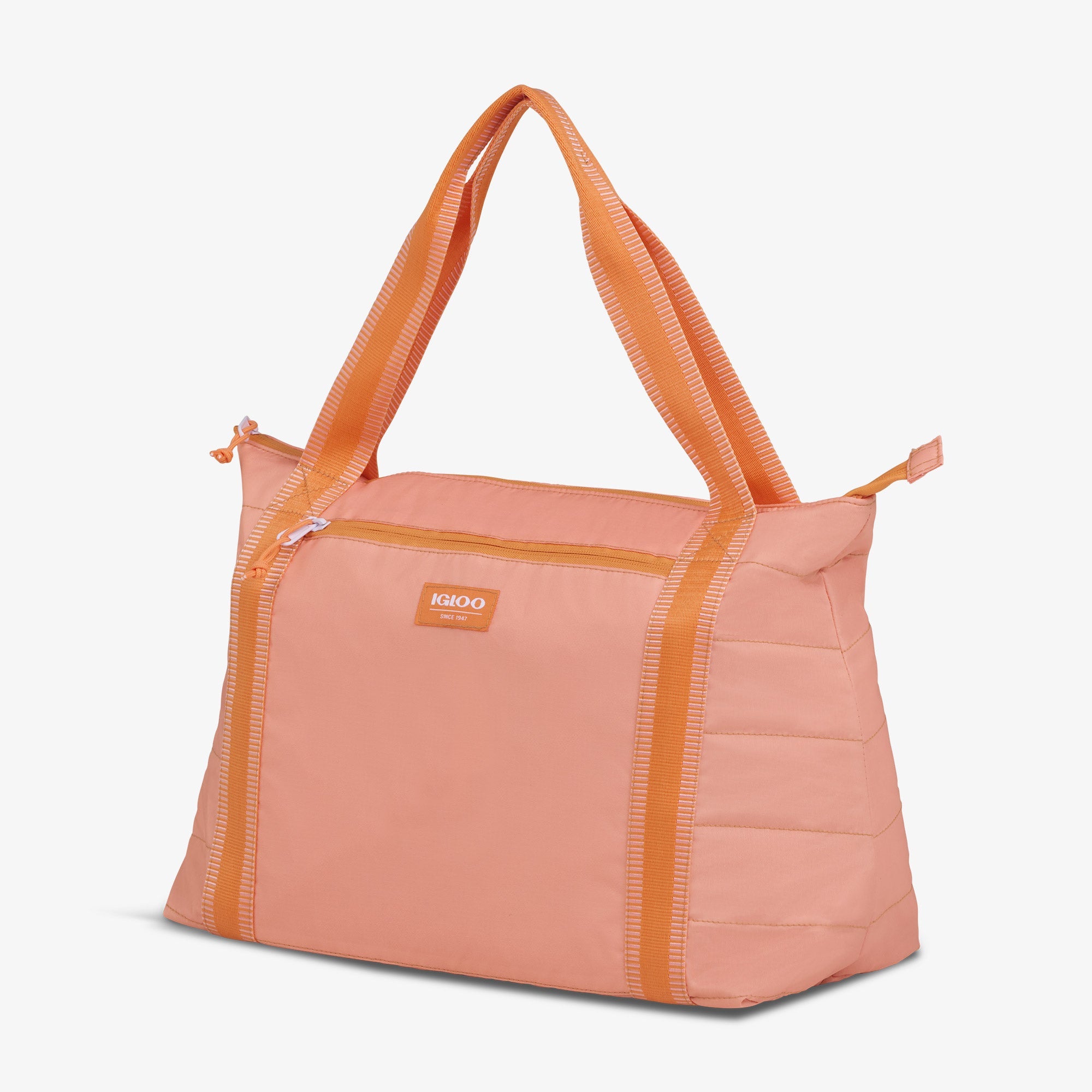 Packable Puffer 20-Can Cooler Bag Z6 - Apricot - Product View