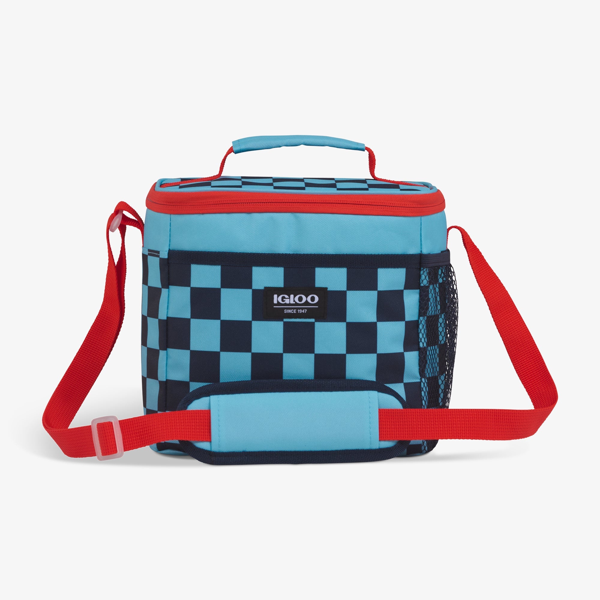 Kids Square Lunch Bag Q1 - Checkers - Front View