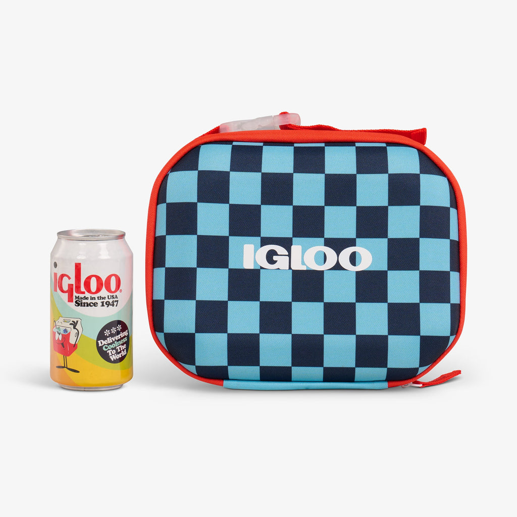 Kids Mini Modern Lunch E2 - Checkers - Size View