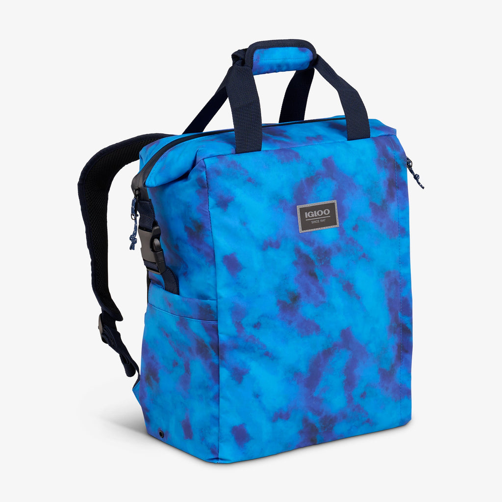 South Coast Snapdown 24-Can Backpack F1 - Blue Wash - Product View