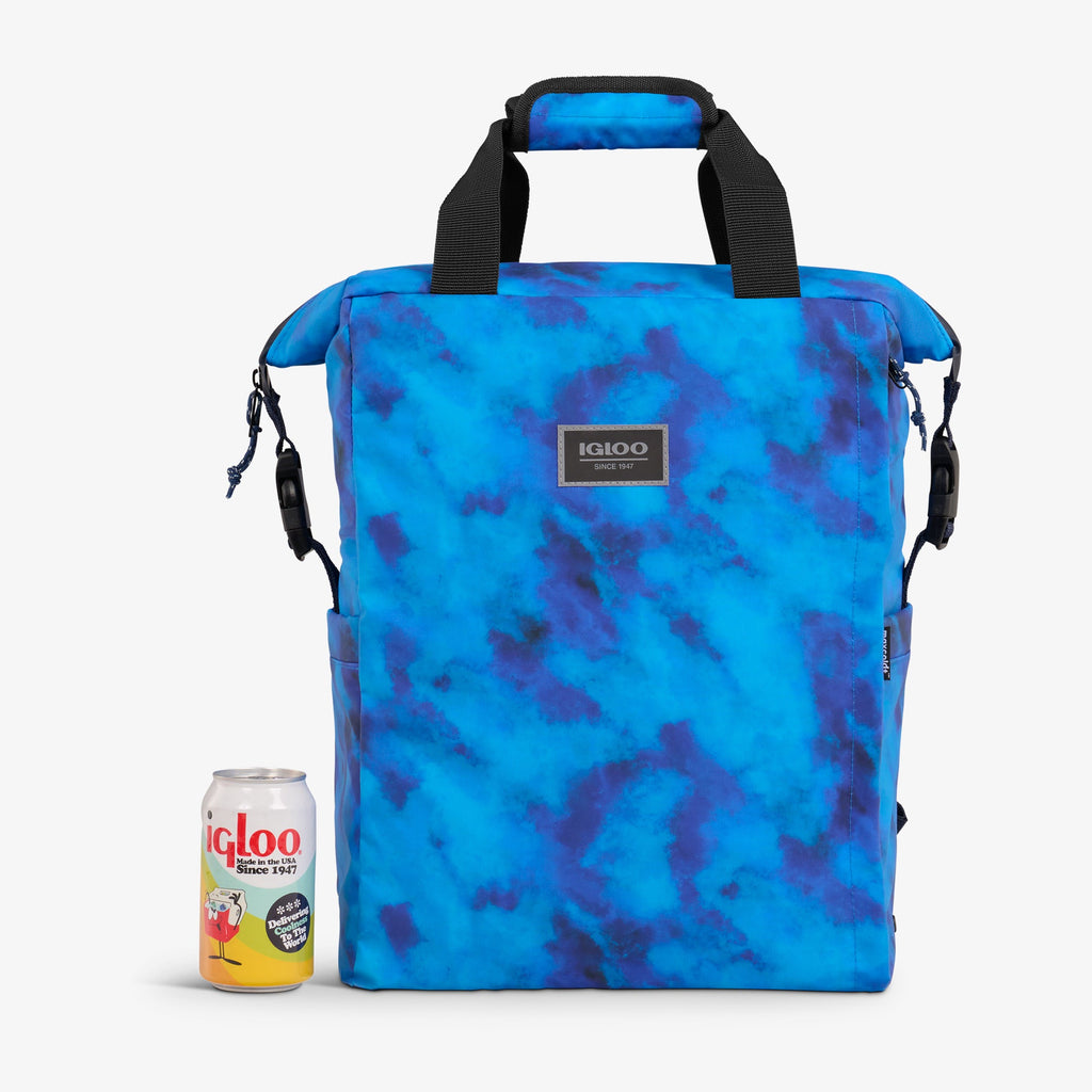South Coast Snapdown 24-Can Backpack F1 - Blue Wash - Size View