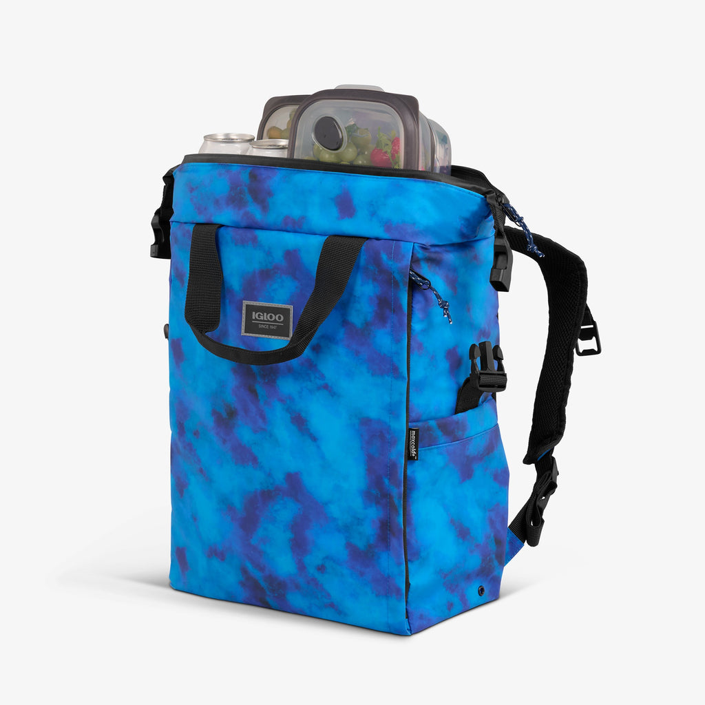 South Coast Snapdown 24-Can Backpack F1 - Blue Wash - Product View