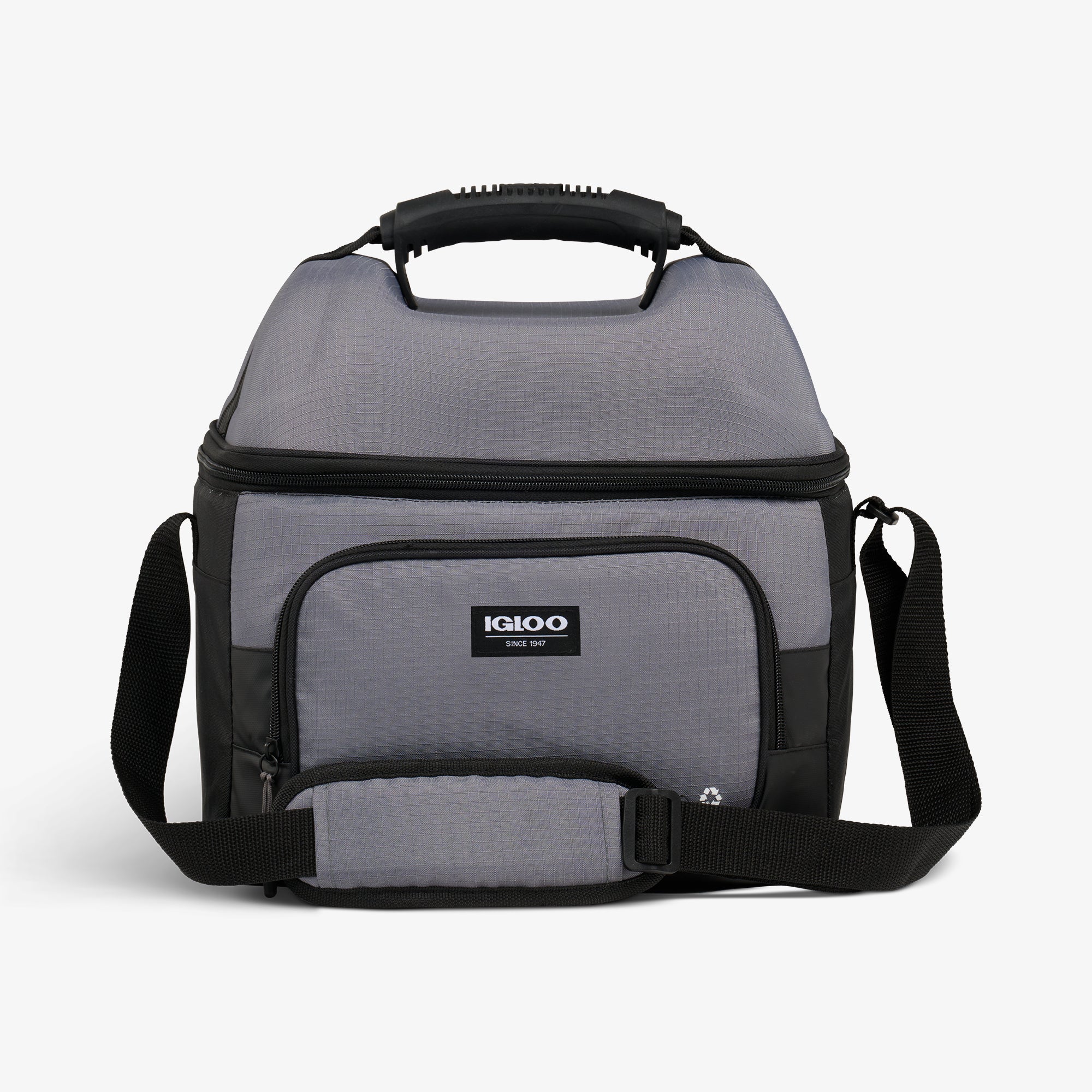 Latitude Hardtop Gripper 22-Can Cooler Bag T6 - Carbonite - Front View