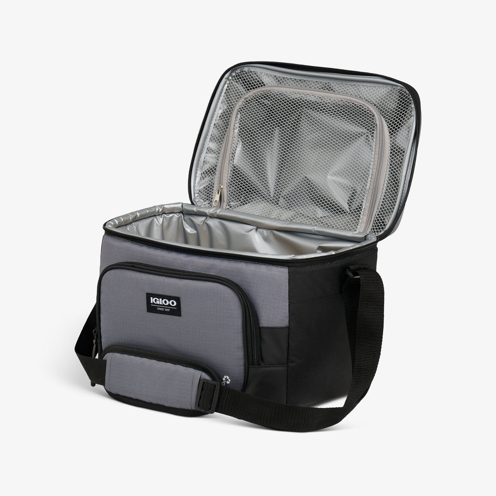 Latitude Hardtop Gripper 22-Can Cooler Bag T6 - Carbonite - Open View