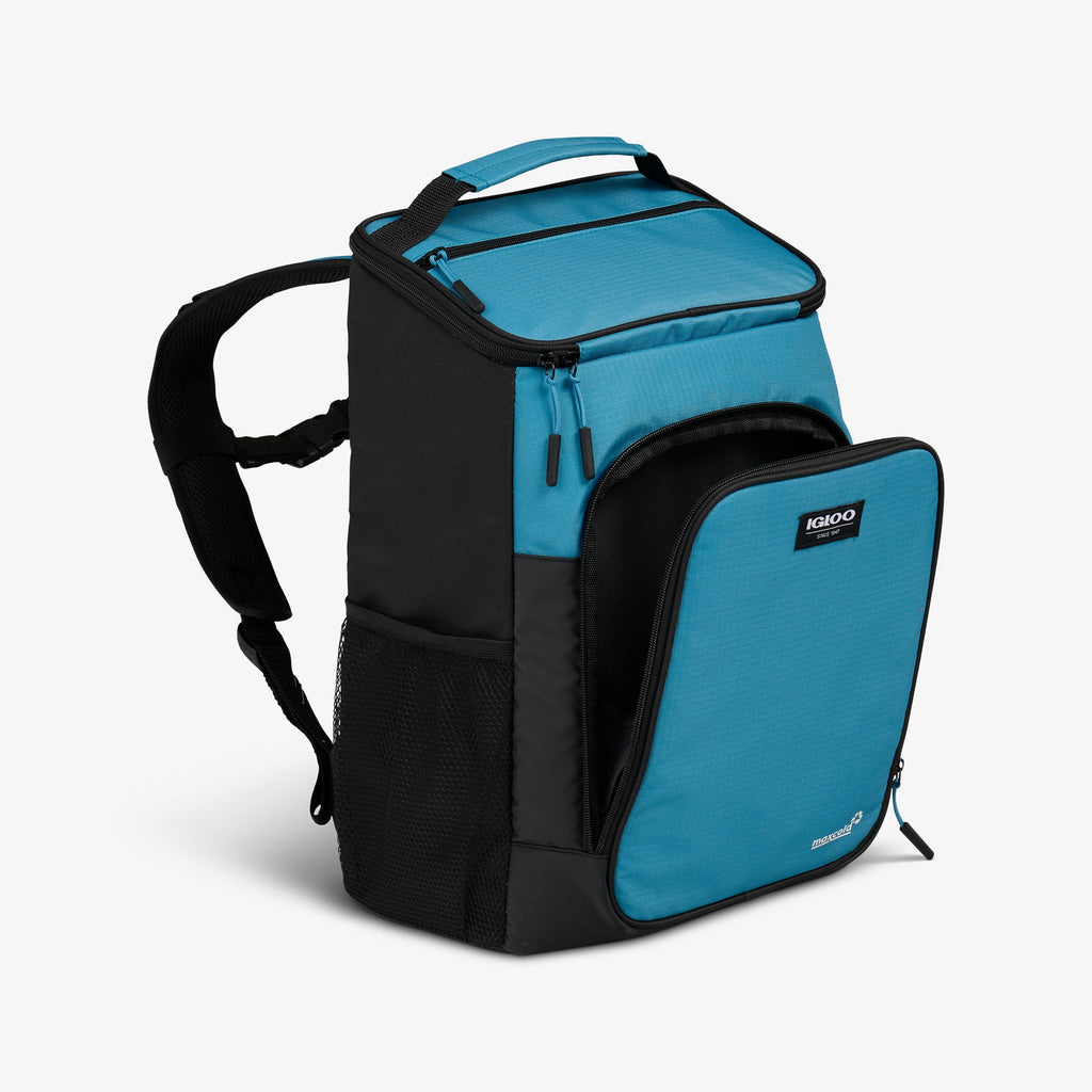 Latitude Top Grip 24-Can Backpack A0 - Modern Blue - Open View