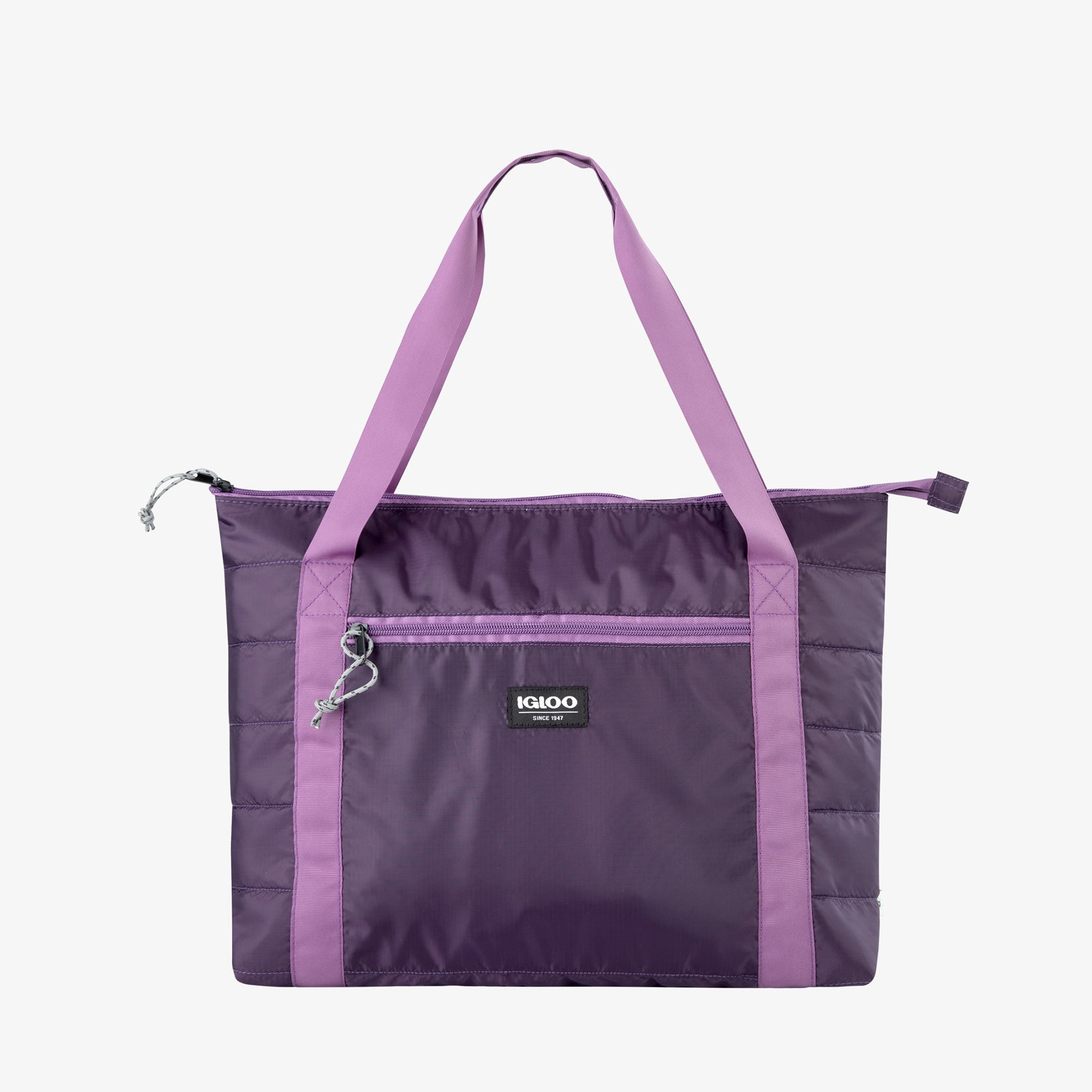 Packable Puffer 20-Can Cooler Bag Z6 - Eggplant - Product View